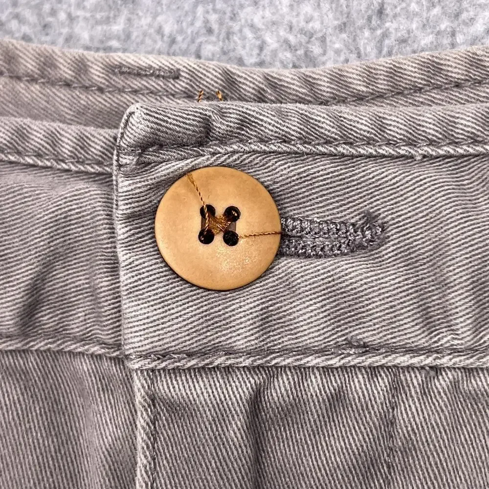 Tommy Bahama Chino Shorts Mens 33 Gray Classic Stretch